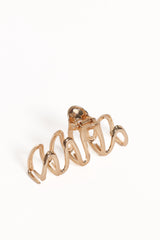 Jem Hair Clip - Gold