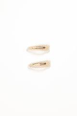 Carmen Hair Clip Set - Pearl