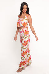 Saffra Wide Leg Pants - Everlyn Print